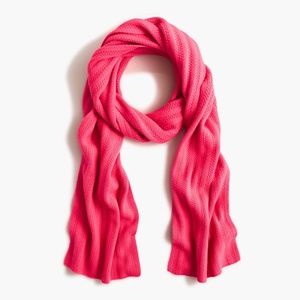 NWT J.Crew Ribbed Scarf in Everyday Cashmere